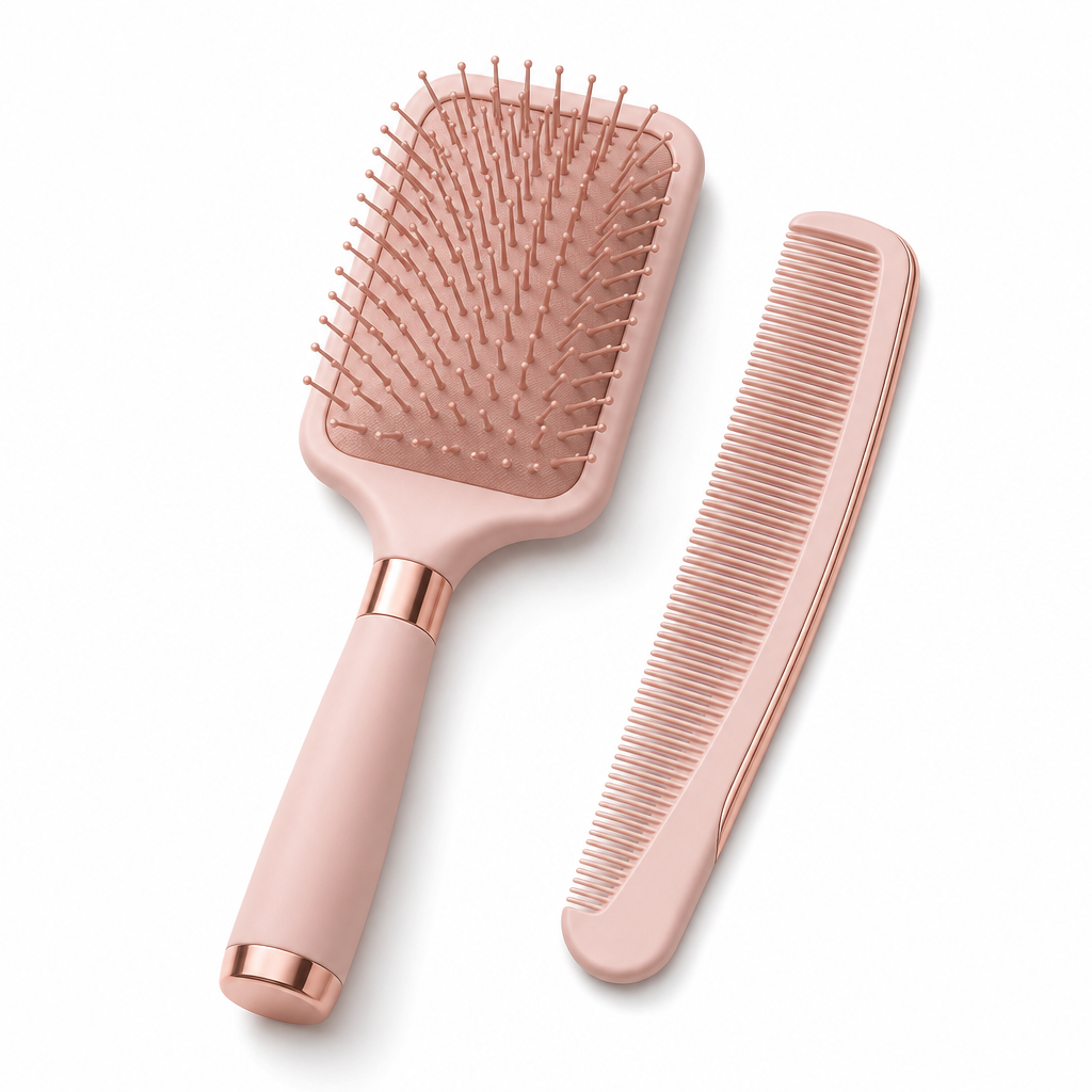 Styling Set - paddle brush and detangling comb