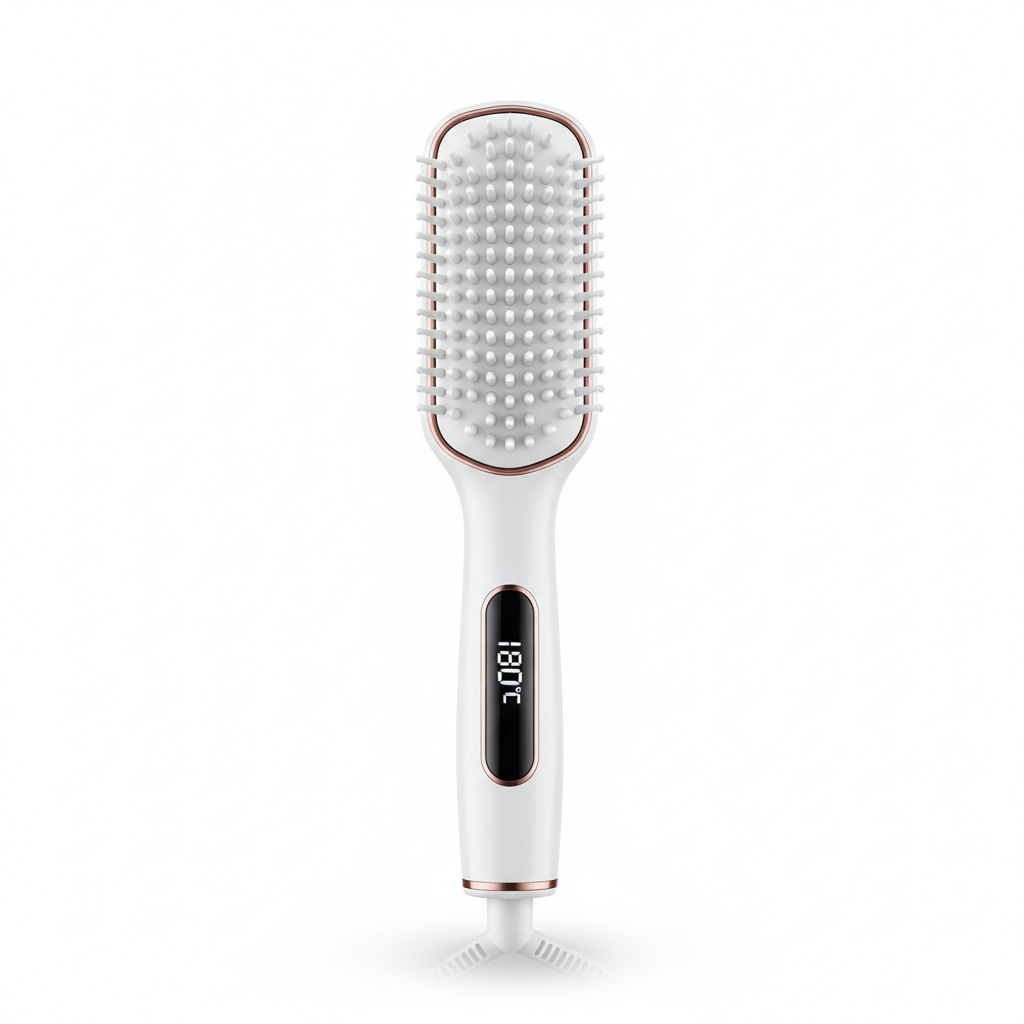Wavy SmoothBrush Heated Straightening Brush