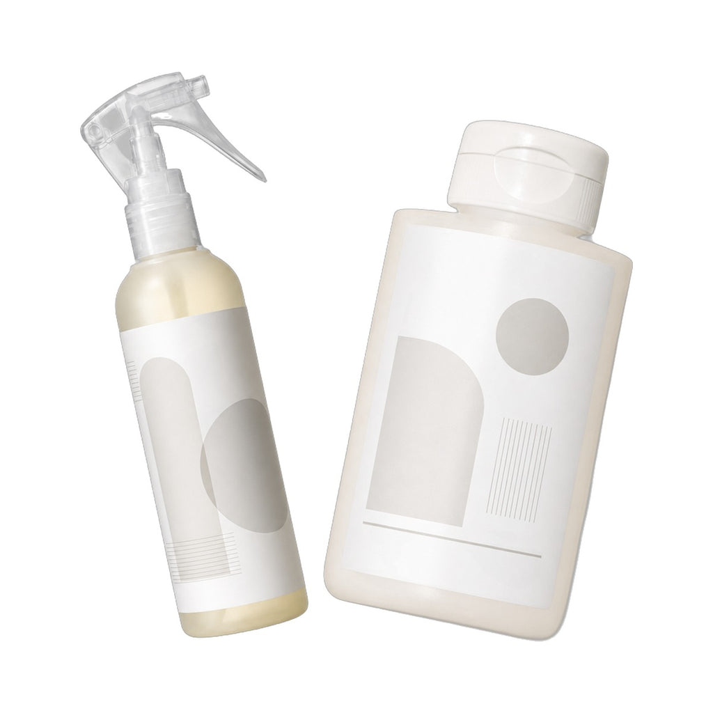 Olaplex No.0 & No.3 — flat lay